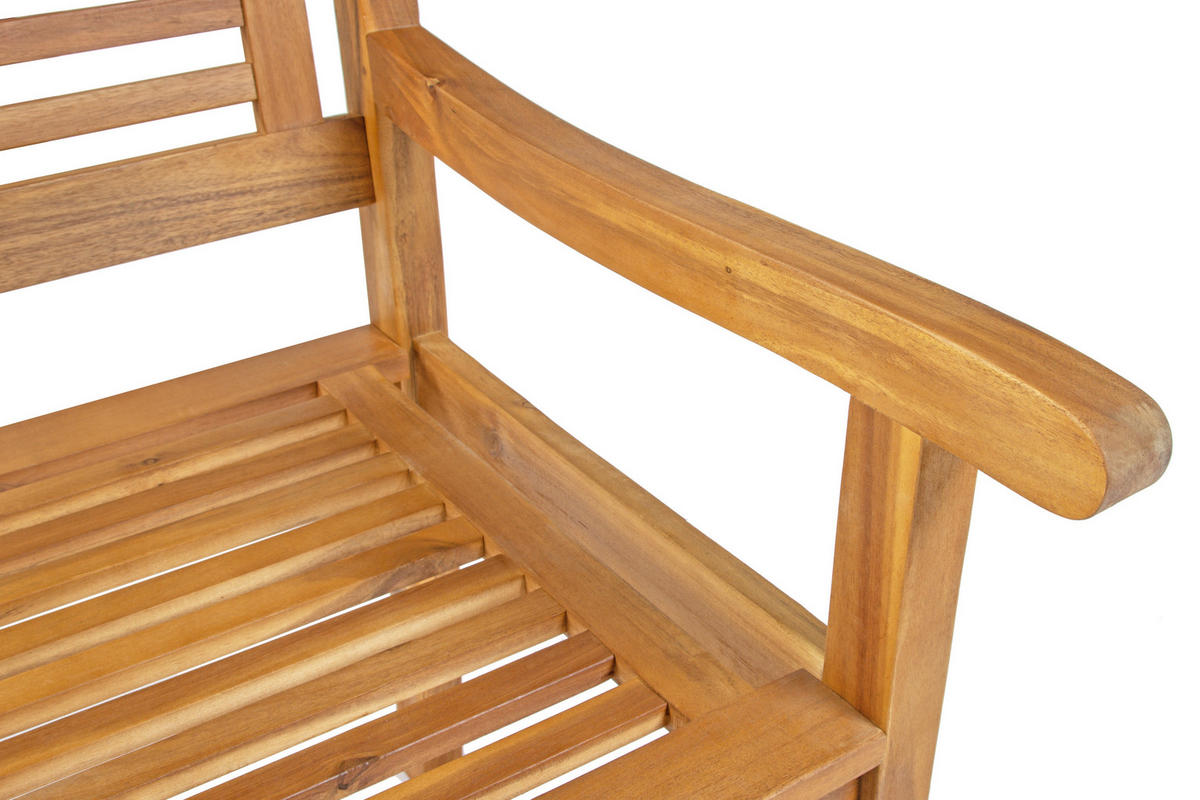 GARTENSTUHL CORUNA - Beige, Holz (68/92/58cm) - SAM