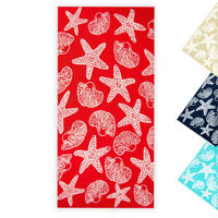 STRANDTUCH, 90x180 cm, 100% Baumwolle, Rot - Rot, Textil (90/180cm) - Zollner