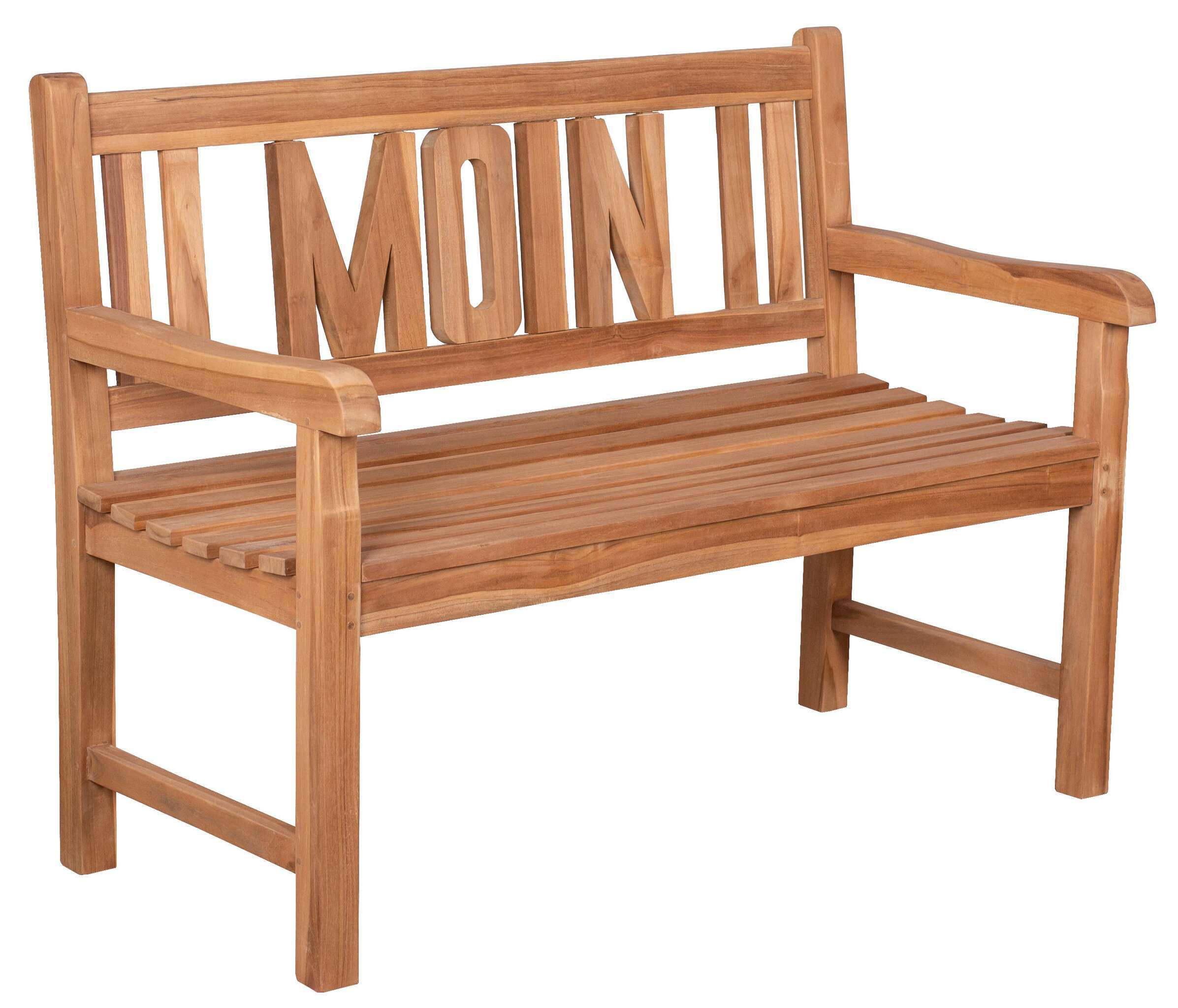 GARTENBANK Moin - Naturfarben, Holz (120/94/60cm) - Mr. Deko