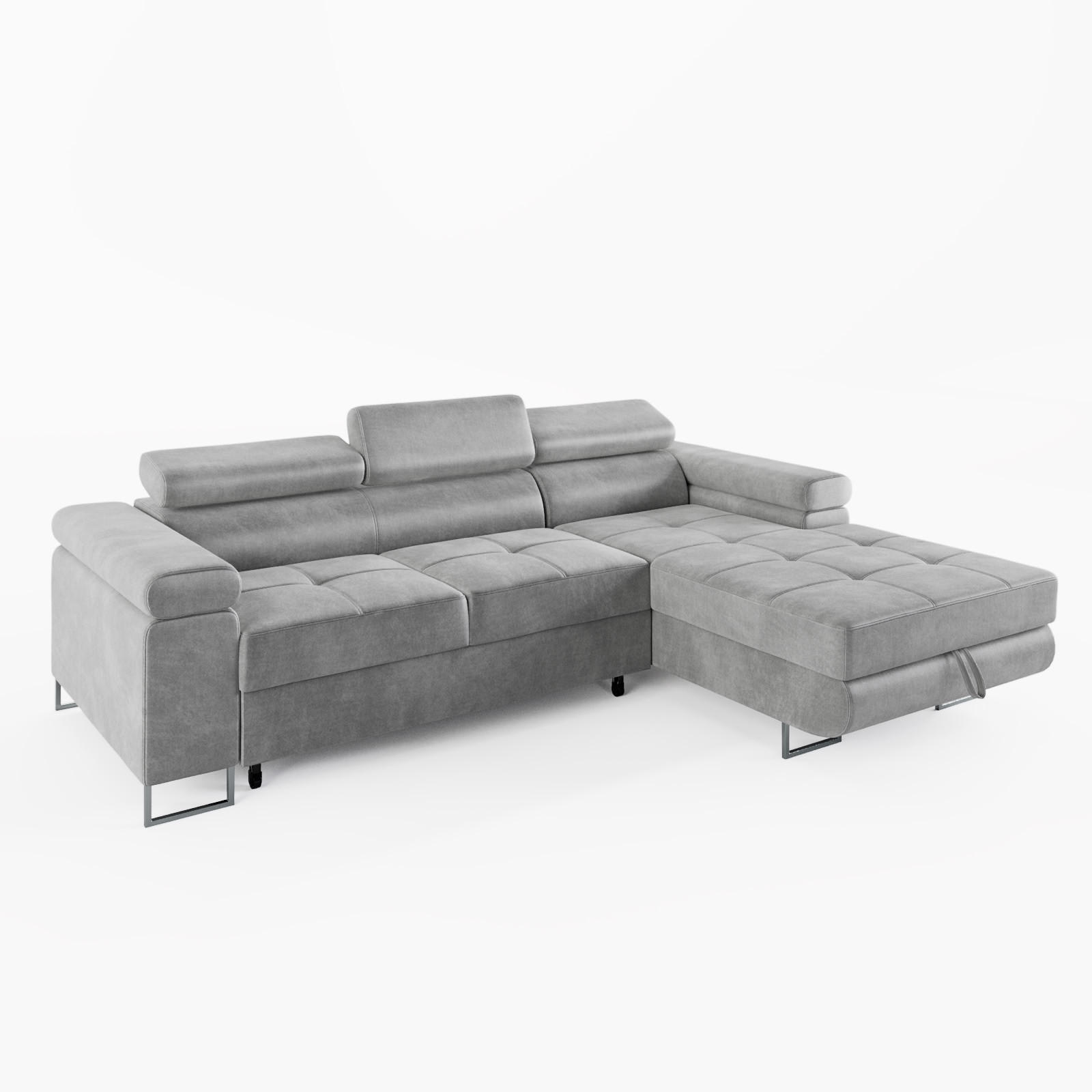 Barchello Ecksofa Grau 235x175 cm