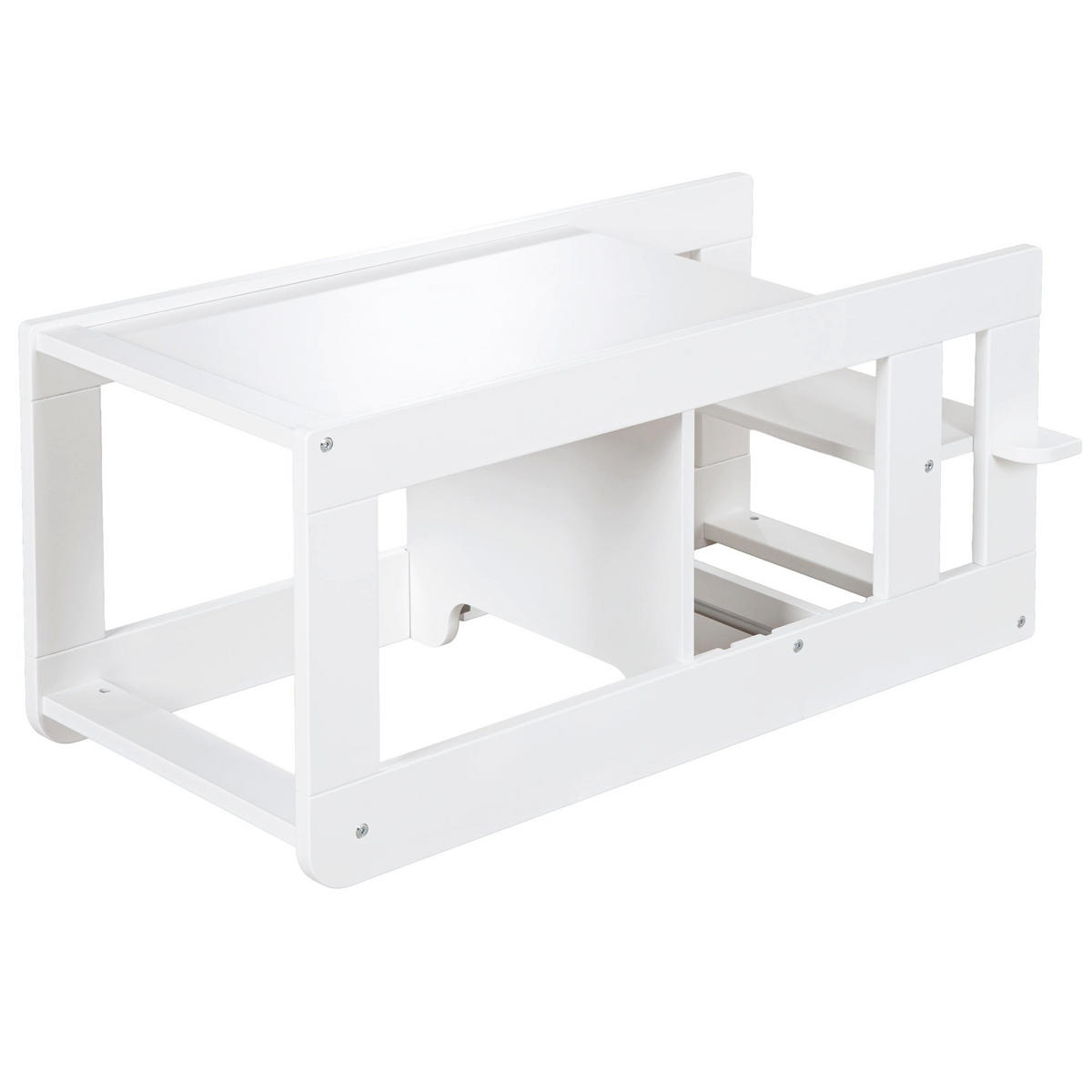 LERNTURM Step & Play 2in1 - Weiß, Holzwerkstoff/Metall (50.5/85/40cm) - Roba