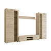 WOHNWAND Rumba XL - Sonoma Eiche, Holzwerkstoff (300/190/40cm) - MIRJAN24