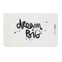 SCHNEIDEBRETT Dream Big in Schwarz/Weiß - Schwarz, Kunststoff (14.3/23.3cm) - Sonstige