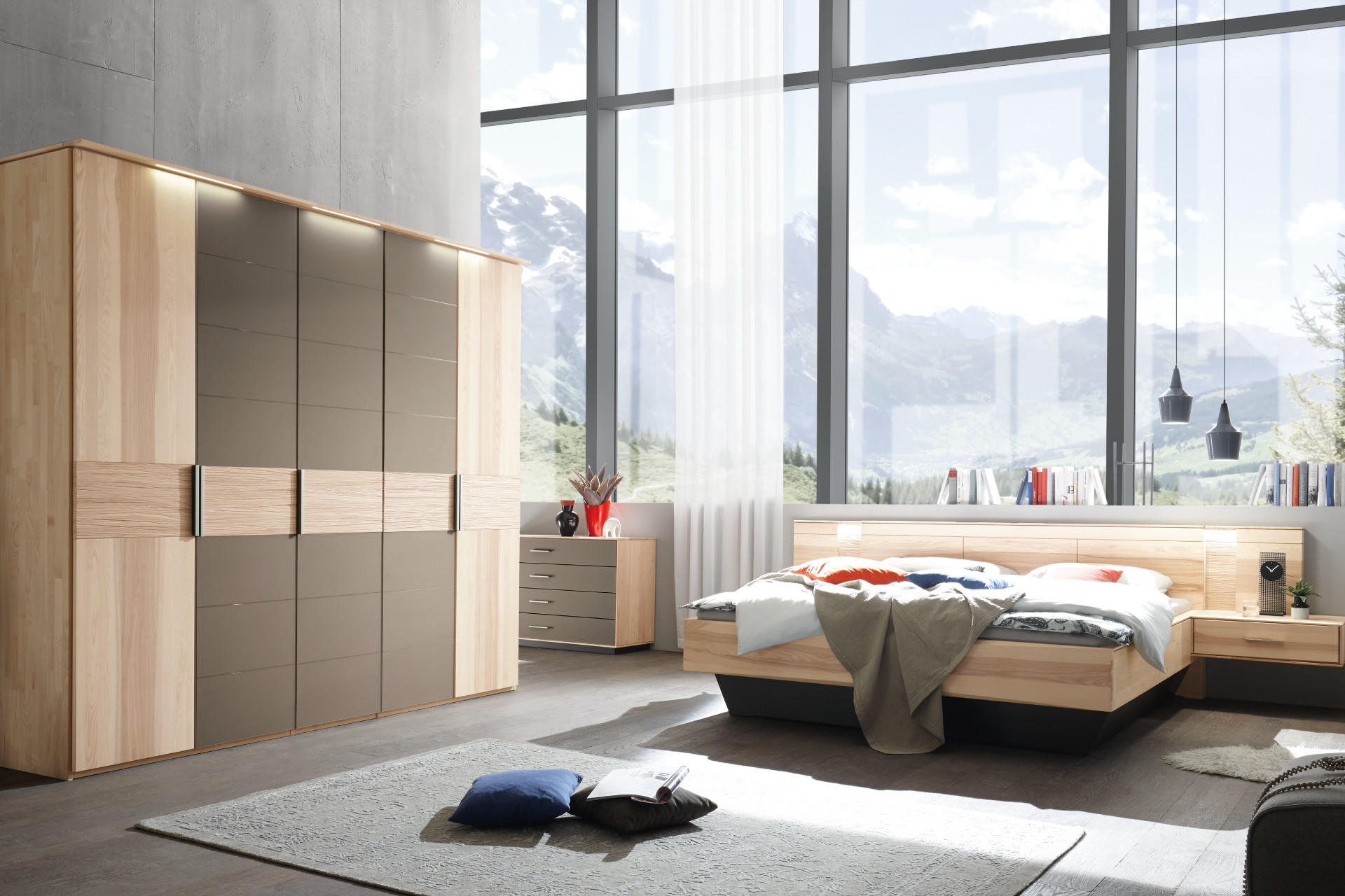Holzschlafzimmer aus Esche