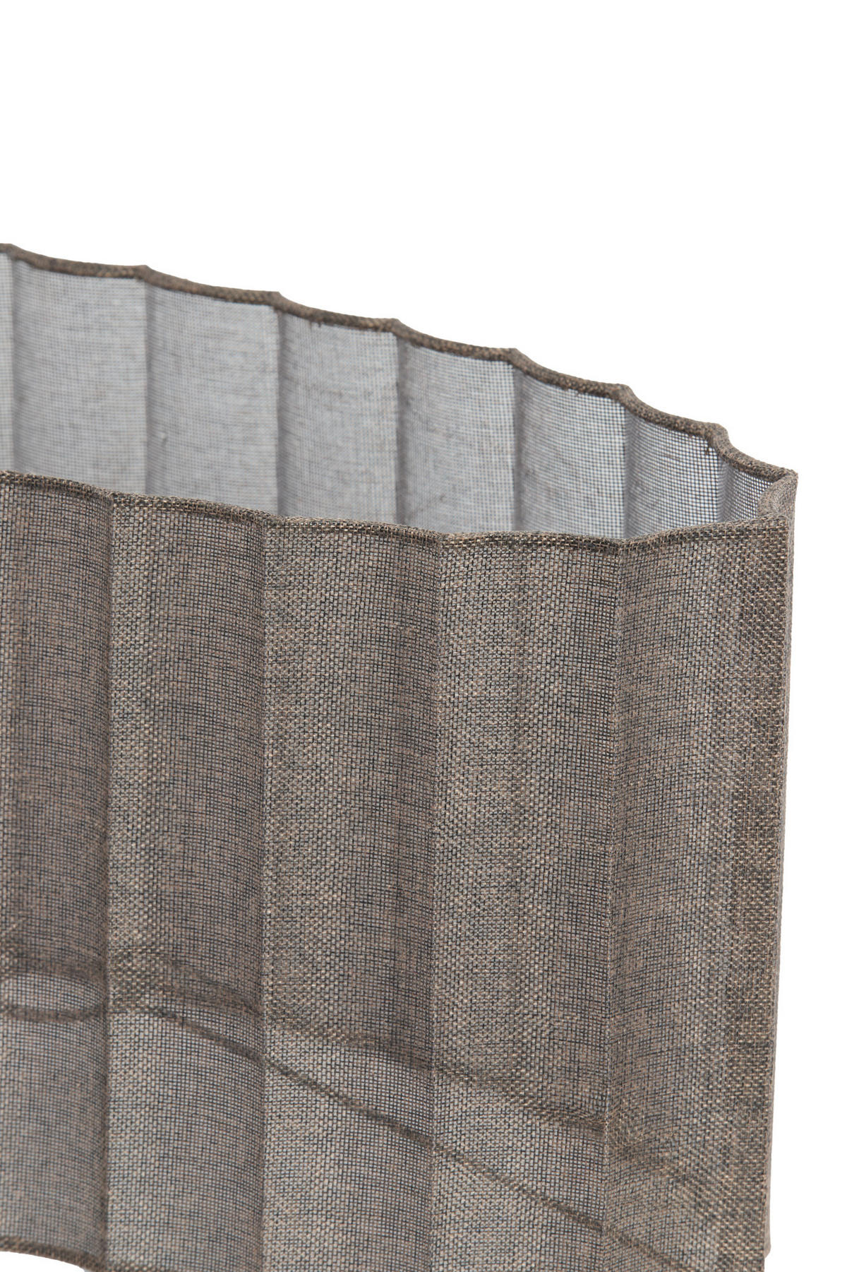 LAMPENSCHIRM Disli Braun 58/24/27 cm - Braun, Textil (58/24/27cm) - Light & Living