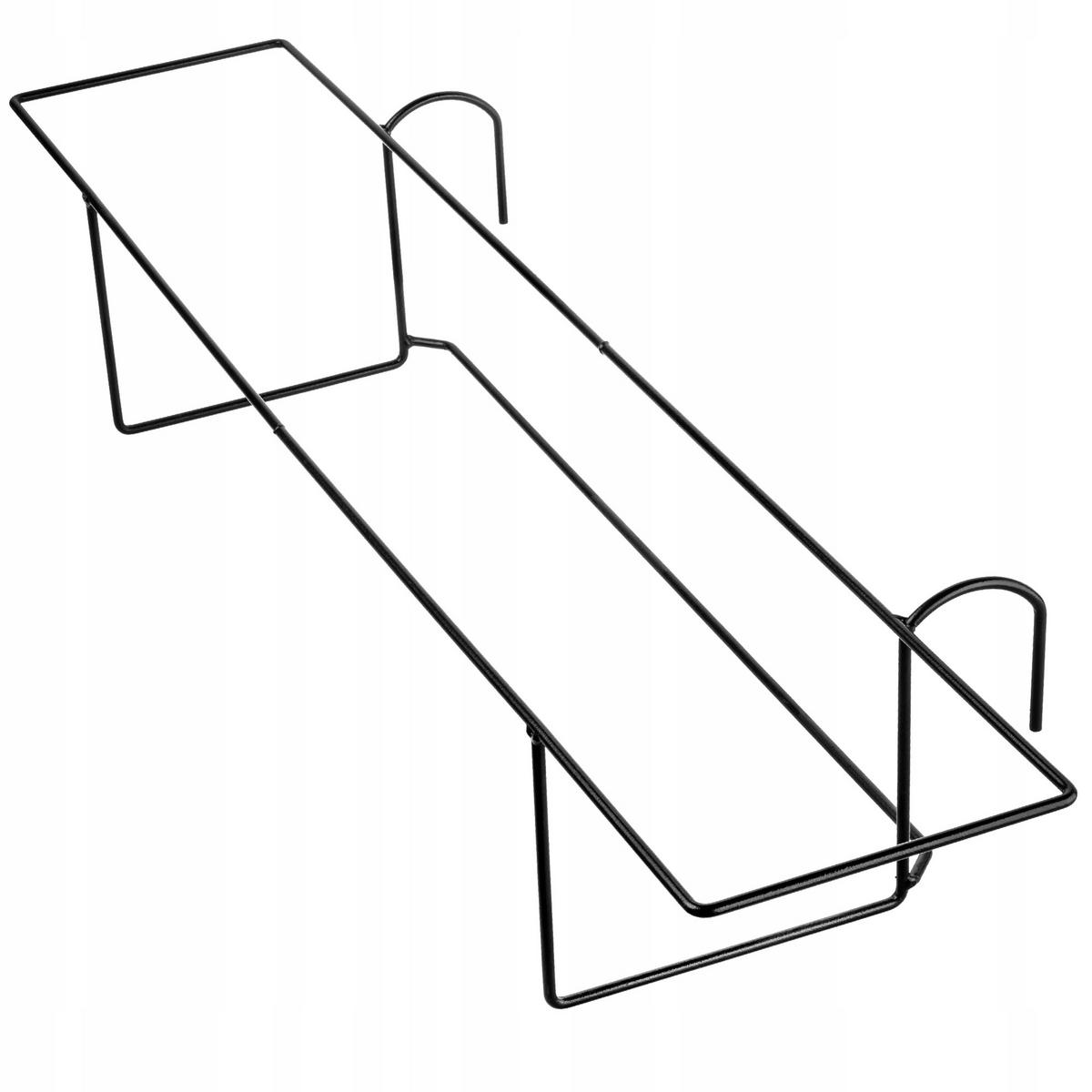 AUFHÄNGER für Balkonkasten 79 x 14 cm - Schwarz, Metall (14/79cm) - KADAX