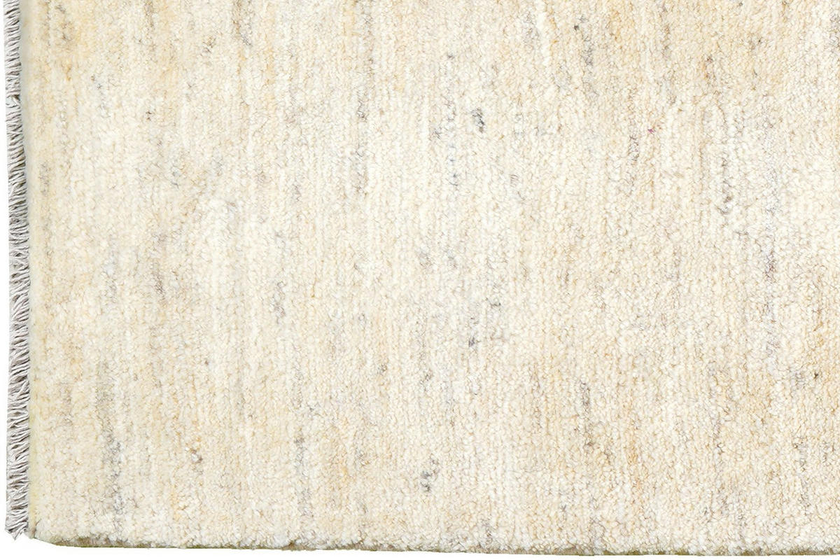 GABBEH-TEPPICH handgeknüpft Beige 204/86 cm Schurwolle - Beige, Textil (86/204cm) - Looma