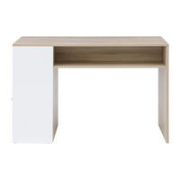BARMÖBEL - 150 cm x 60 cm - Holz, Platte, Glas - Naturfarben Hell, Weiß - NIRAYA - Naturfarben/Weiß, Glas/Holz (150/100/60cm) - Vente-Unique