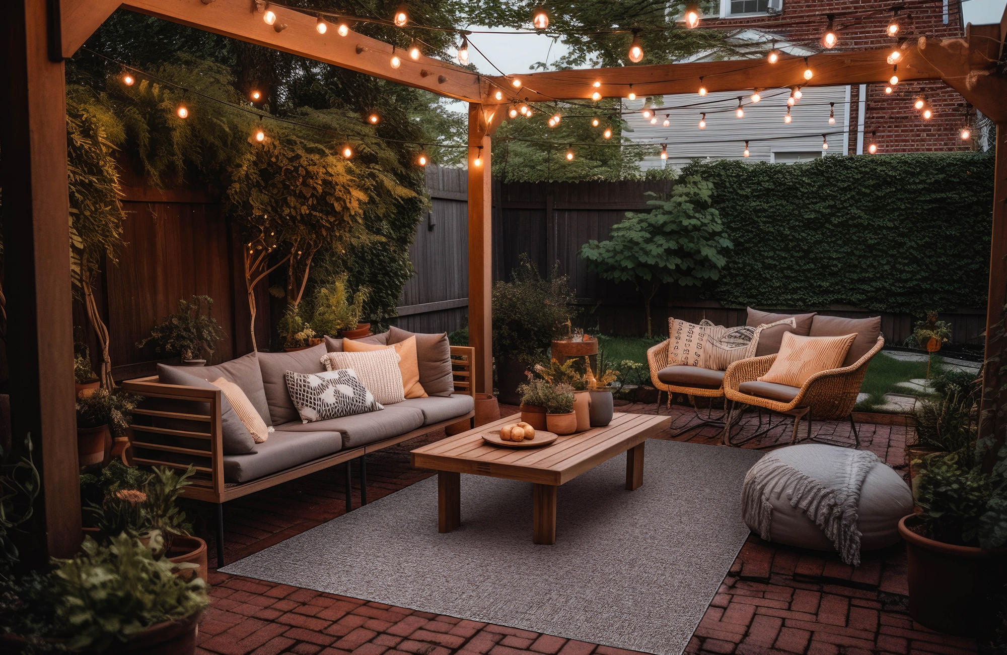 OUTDOORTEPPICH Ereon Taupe 200x280 cm - Taupe, Textil (200/280cm) - Tesso Living