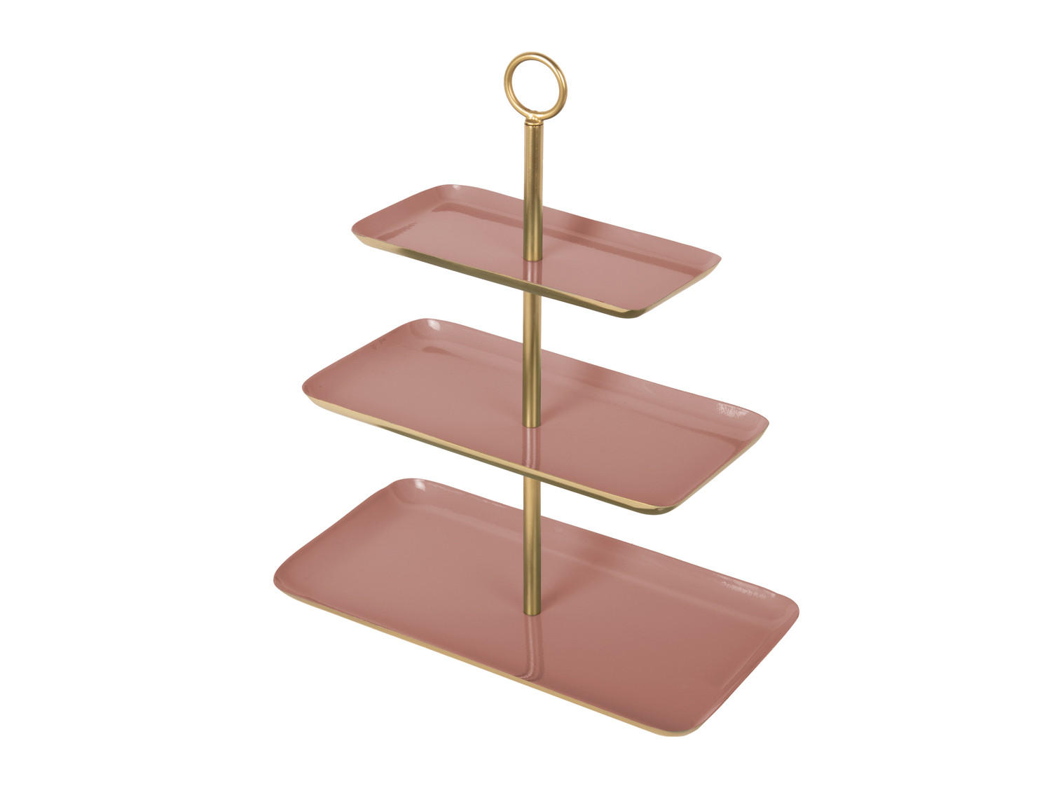 ETAGERE Festive 31/16/36 cm - Pink, Metall (1/36cm) - Present Time