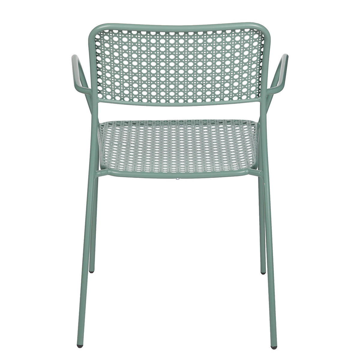 STAPELSTUHL (2er-Set) New Twist - Salbeigrün, Metall (58/80/60cm) - Butlers