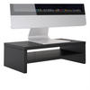 MONITORSTÄNDER SUBIDA - Schwarz, Holzwerkstoff (23/42/13cm) - CARO-Möbel