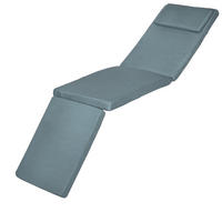 DECKCHAIRAUFLAGE Loftlux DC 175x45x5cm Taubenblau - Blaugrau, Textil (45/175cm) - Beautissu 
