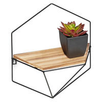 WANDREGAL - Multicolor, Holzwerkstoff/Metall (31/35/13.5cm) - Relaxdays