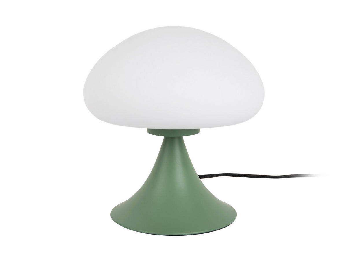 TISCHLAMPE Hongo 20/20/21 cm - Grün, Glas (20/20/21cm) - Leitmotiv