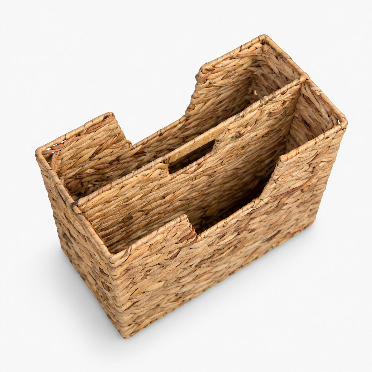 ZEITUNGSSTÄNDER Seegras - Braun, Naturmaterialien (39/33/20cm) - Homestyle4u