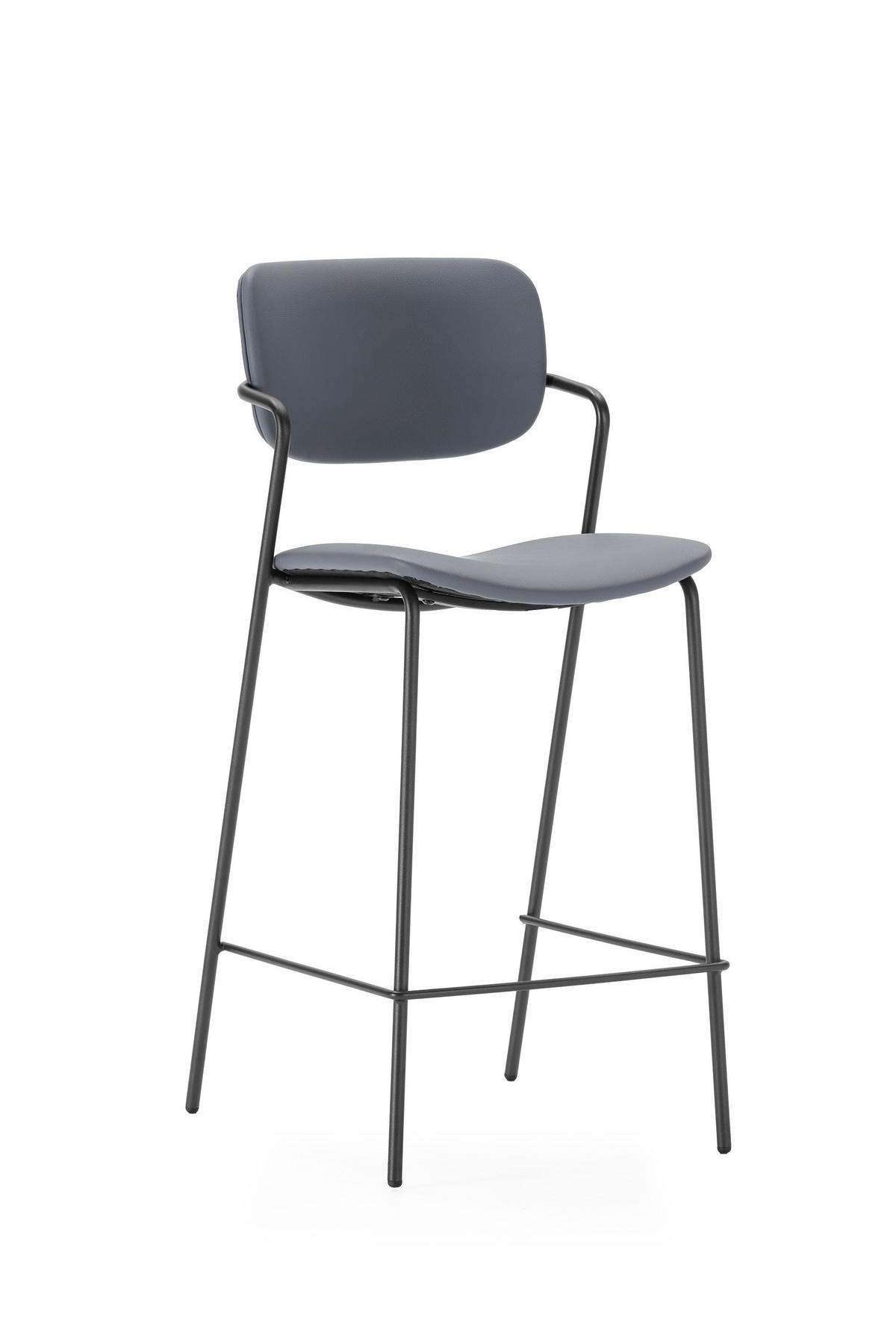 BARHOCKER Maika Grau 44/51/66 cm 2er-Set - Grau, Textil (51/66/44cm) - Calicosy