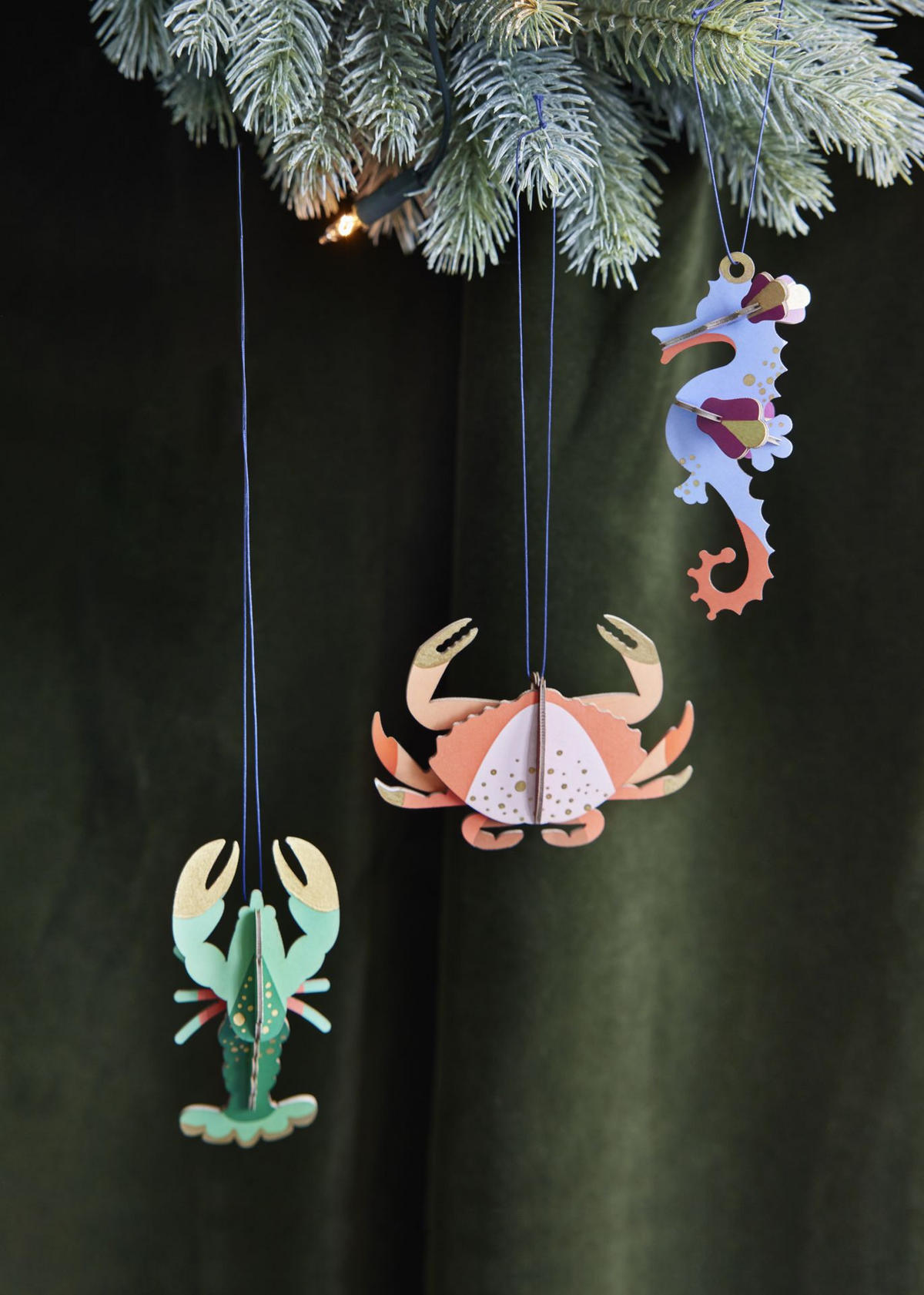 MALEN & BASTELN, 3D Wandobjekt Hummer, Bastel-Set, recycelter Karton, studio ROOF - Naturfarben, Karton (5.1/3.1/11.1cm) - ich-zapfe