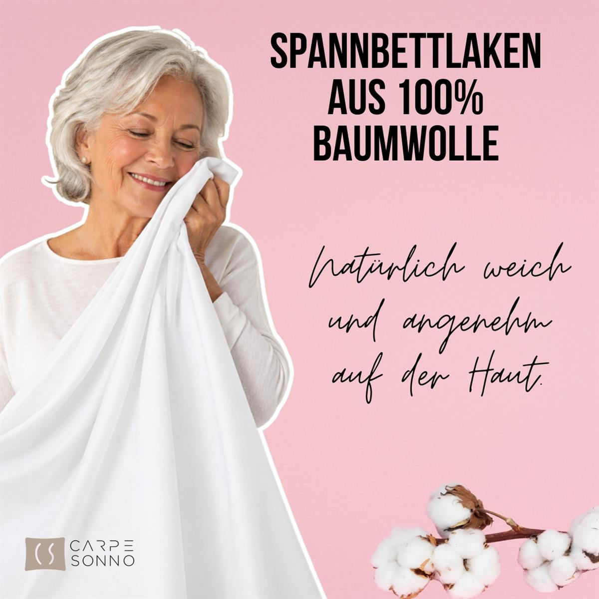 JERSEY-SPANNBETTLAKEN 180x200 - 200x200 cm, Bettlaken aus 100% Baumwolle mit Rundum-Gummizug, Spannbetttuch Dunkelblau - Dunkelblau, Textil (200/200cm) - Carpe Sonno