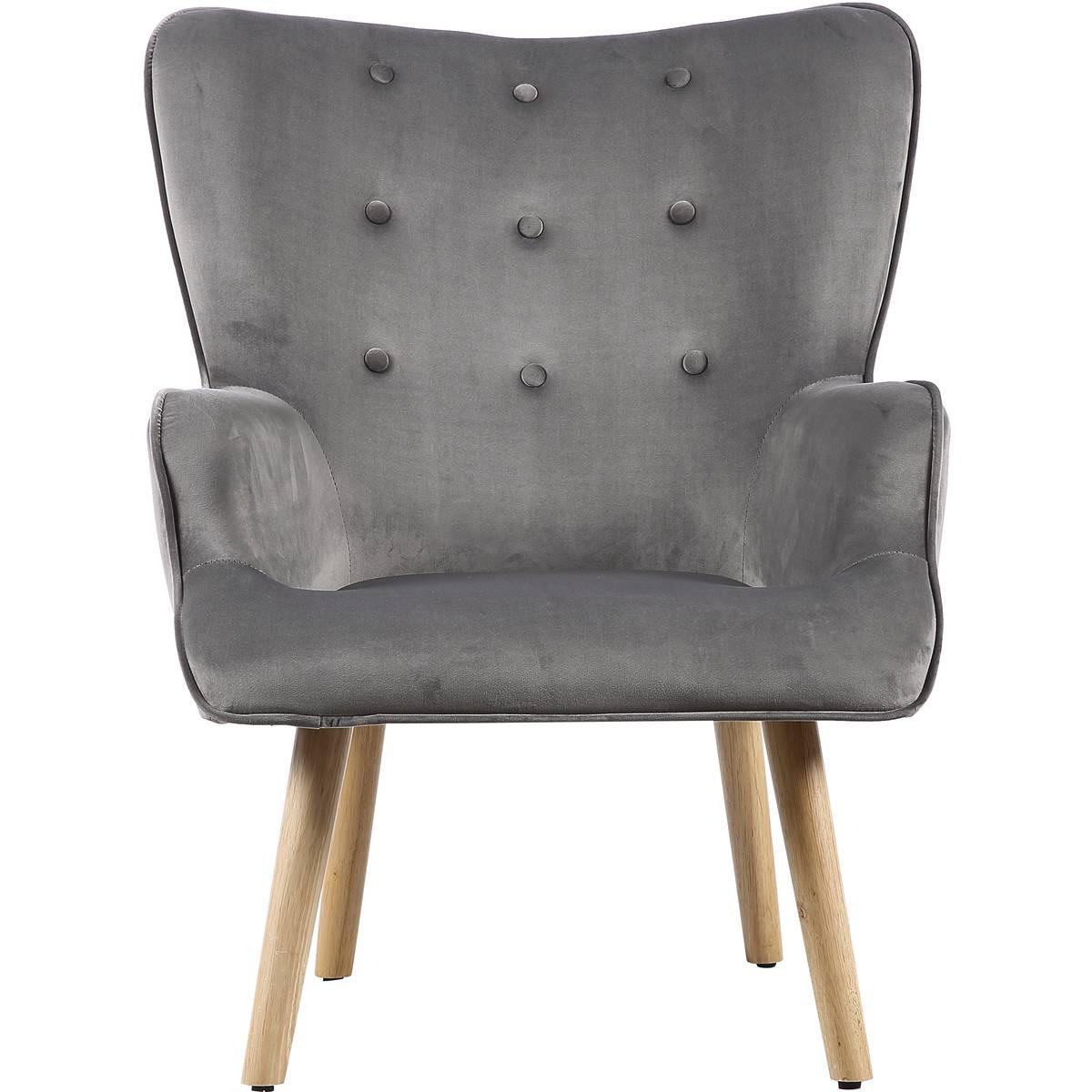SESSEL - "Odense" - 73 x 81 x 92,5 cm - 1 Sitz - Grau - Grau, Textil (81/92.5/73cm) - Habitat Garten