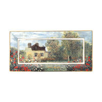 KÜNSTLERSCHALE Claude Monet - Das Künstlerhaus, New Bone China, Bunt, 24 x 12 cm - Multicolor, Keramik (2cm) - Goebel