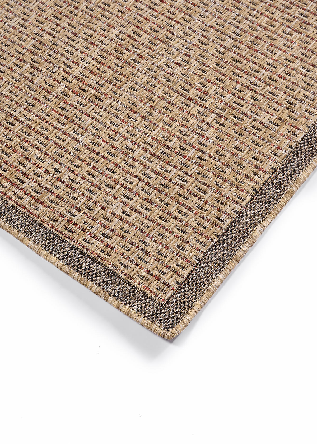 TEPPICH YUCANA Beige Outdoor Flachgewebe 160/230 cm - Beige, Textil (160/230cm) - Tapiso