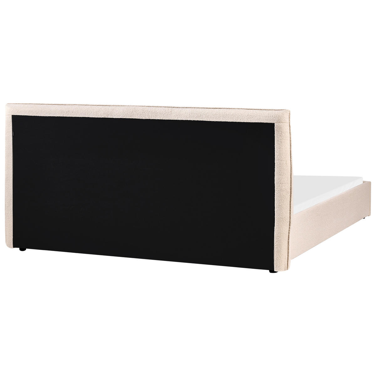 BETT mit Lattenrost 180/200 cm Beige Lavaur - Beige, Textil (180/200cm) - Beliani