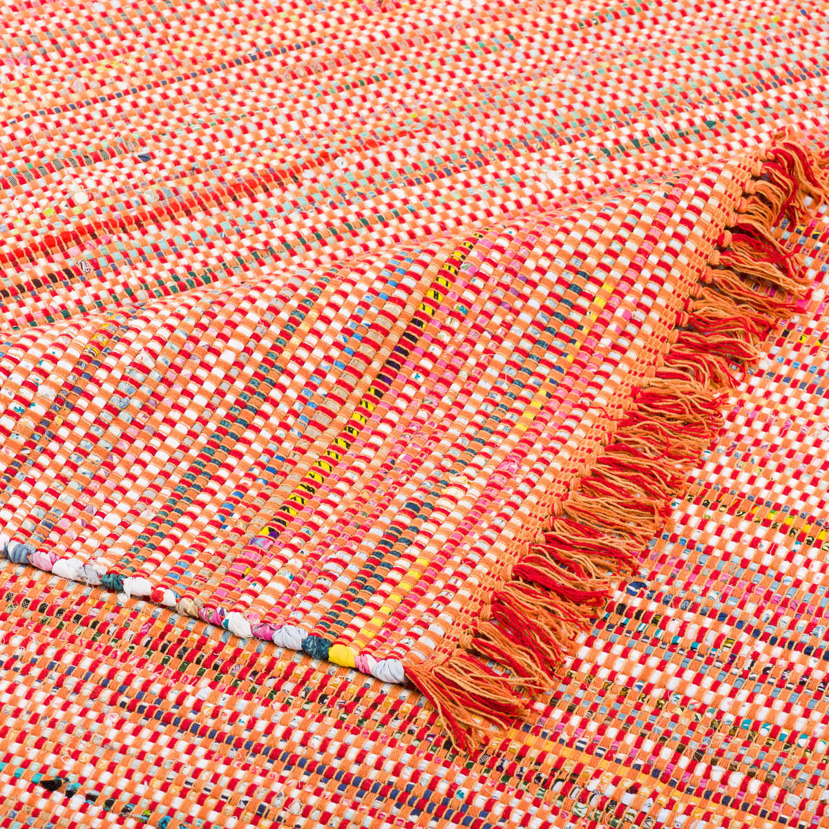 BAUMWOLLE NATUR TEPPICH CAYENNE - Rot, Textil (140/200cm) - Pergamon
