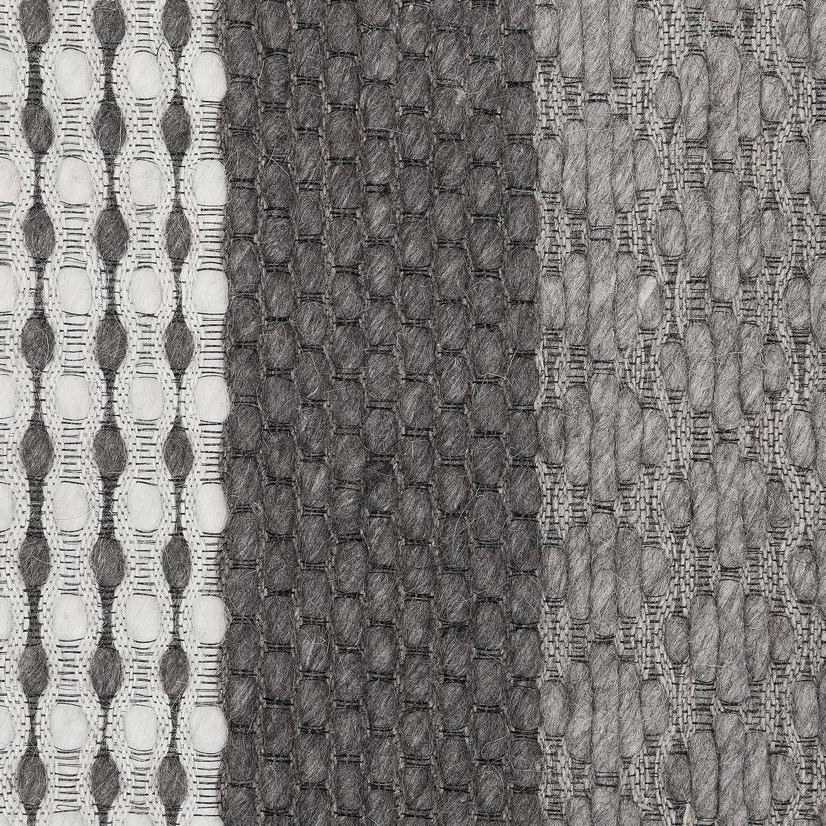 KURZFLOR-TEPPICH Akkaya 200/140 cm - Grau, Textil (140/200cm) - Beliani