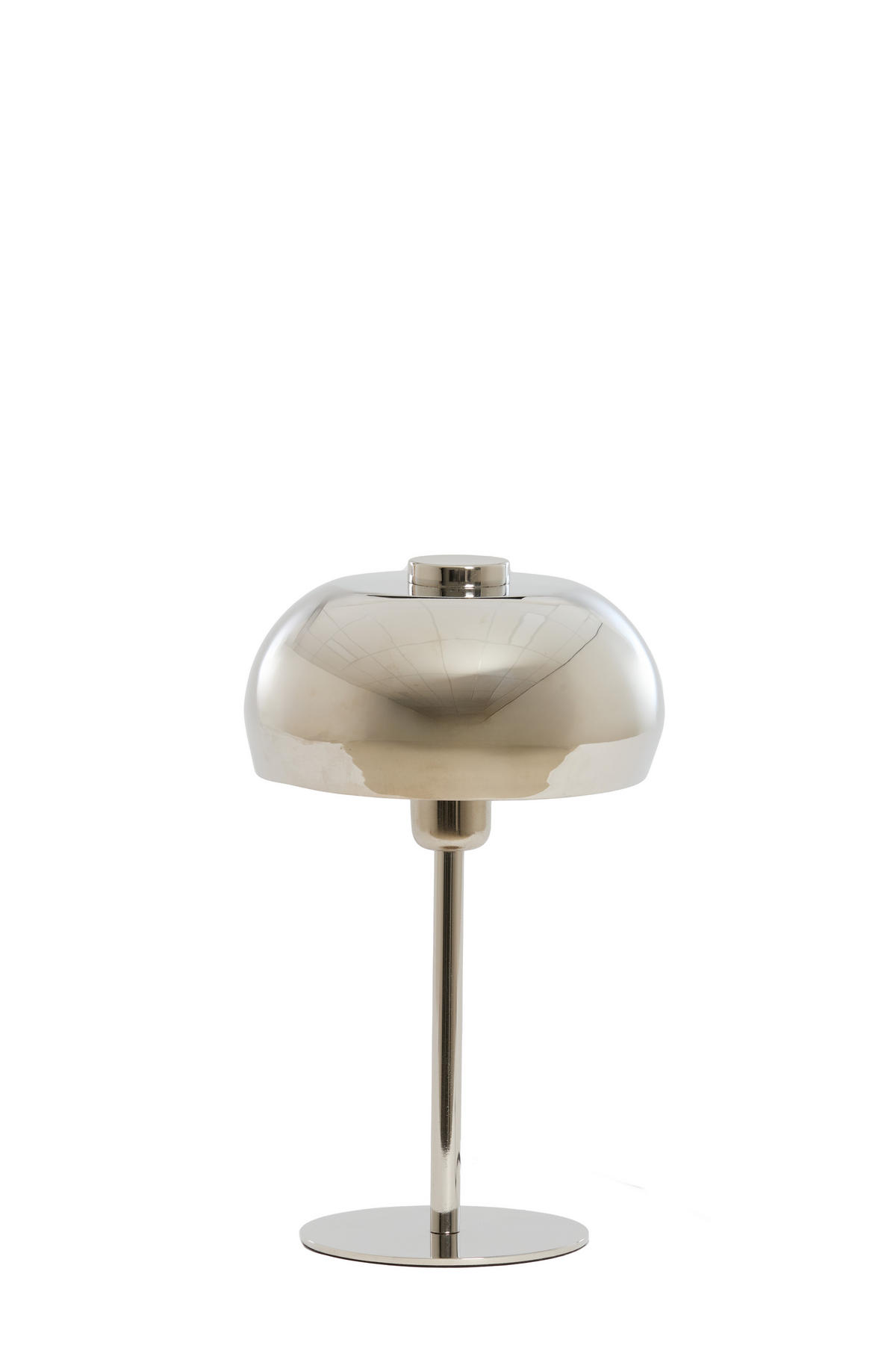 TISCHLAMPE Surin Silber Ø22/34 cm - Silberfarben, Metall (22/22/34cm) - Light & Living