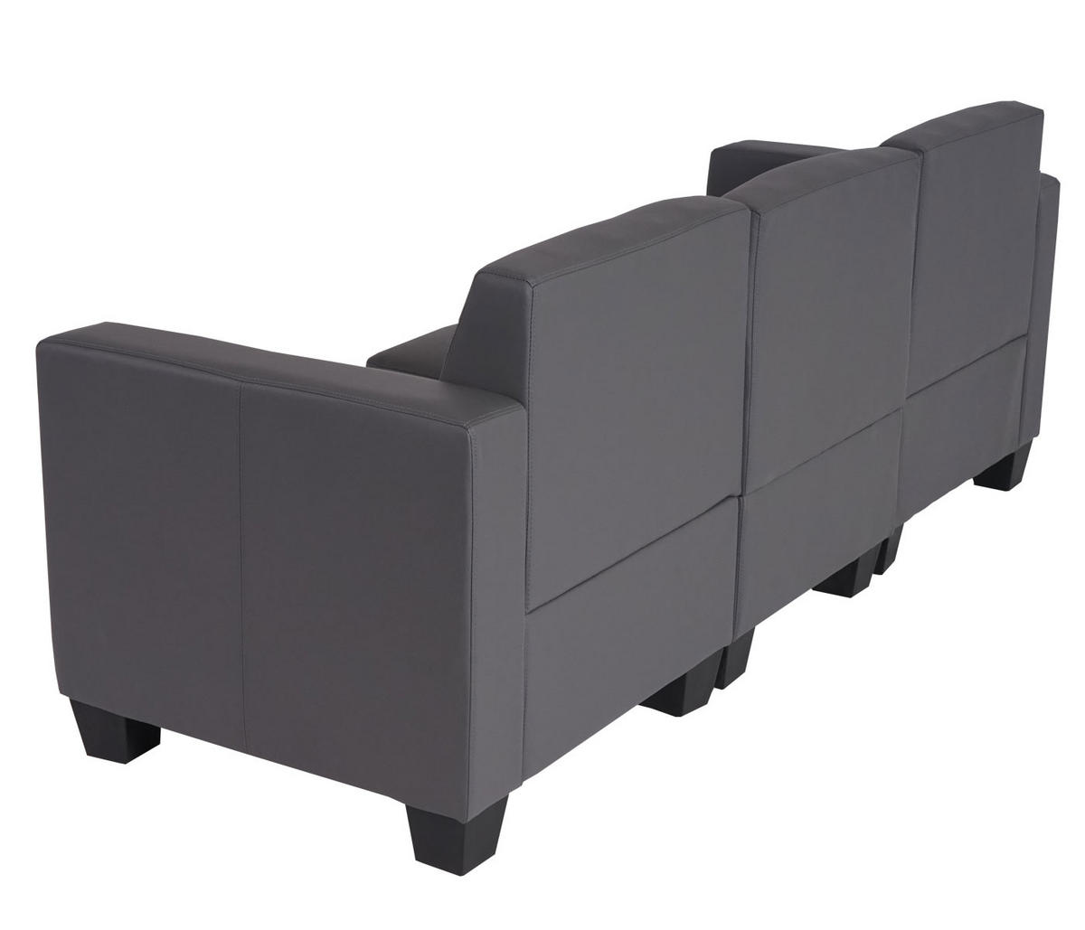 3-SITZER SOFA Grau - Grau, Textil (193/76/72cm) - MCW