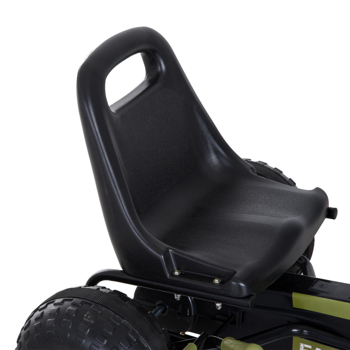 GOKART DE-06086 mit Handbremse und verstellbarem Sitz Grün - Grün, Kunststoff/Metall (99/65/56cm) - ComfortXL