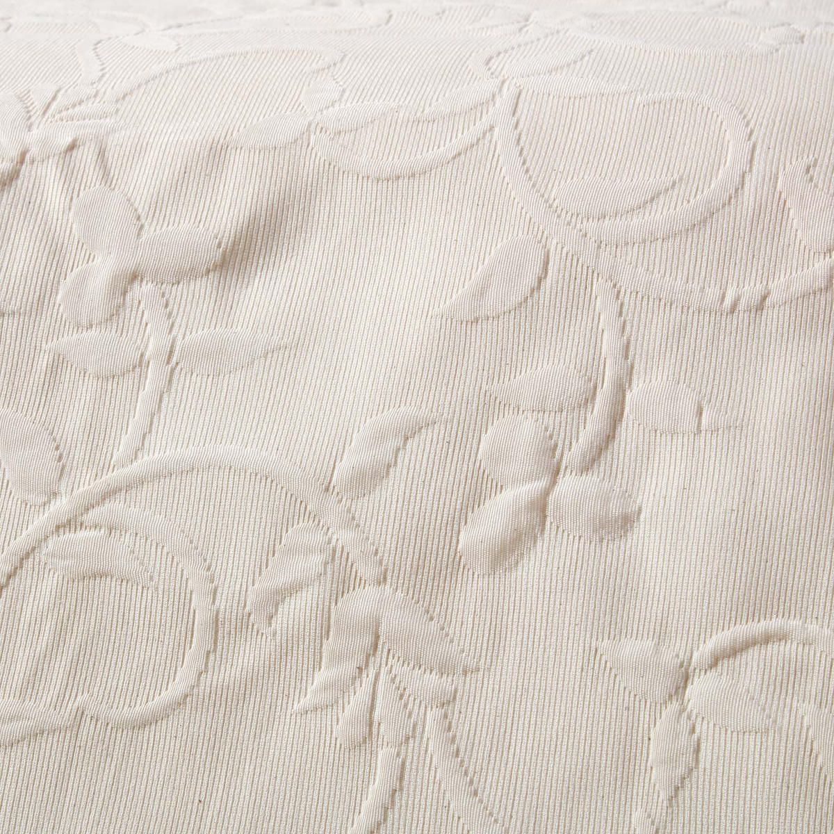 TAGESDECKE Matelassé 230/260 cm, floral gemustert - Creme, Textil (230/260cm) - Homescapes