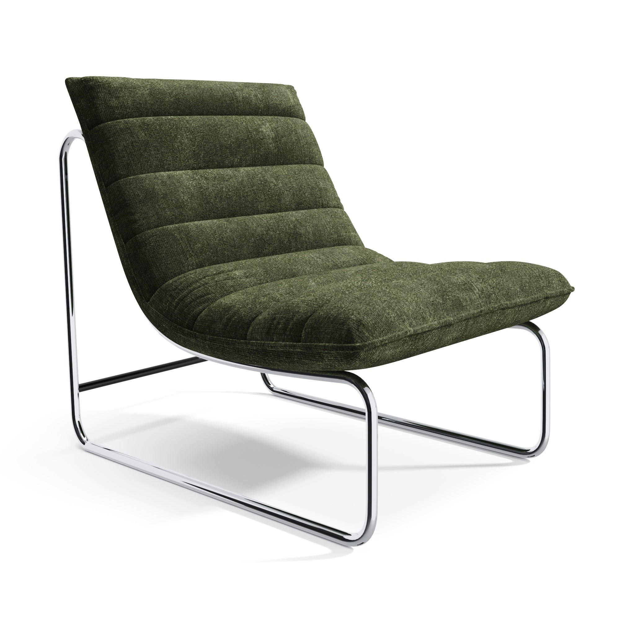 SESSEL Texturierter Samt Khakigrün 67.5cm - Olivgrün/Grün, Textil (67.5/78.5/85cm) - Sia Home