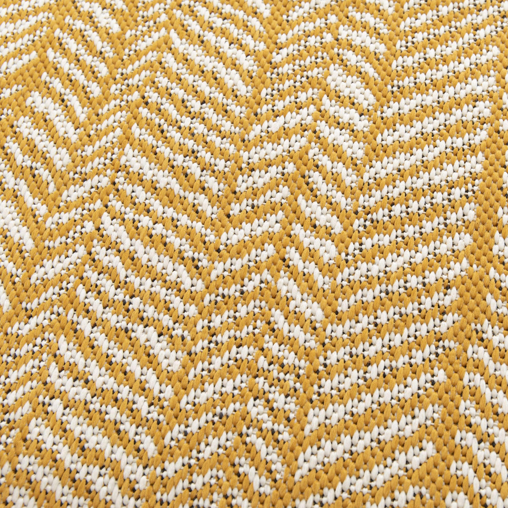 Thumbnail - Steffensmeier Outdoorteppich, Gelb, Textil, Gestreift, Rechteckig, 200x290 cm, wasserabweisend, Teppiche & Böden, Teppic...
