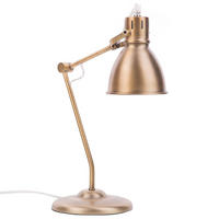 SCHREIBTISCHLAMPE Monsan 12/15/44 cm - Messingfarben, Metall (12/15/44cm) - Beliani