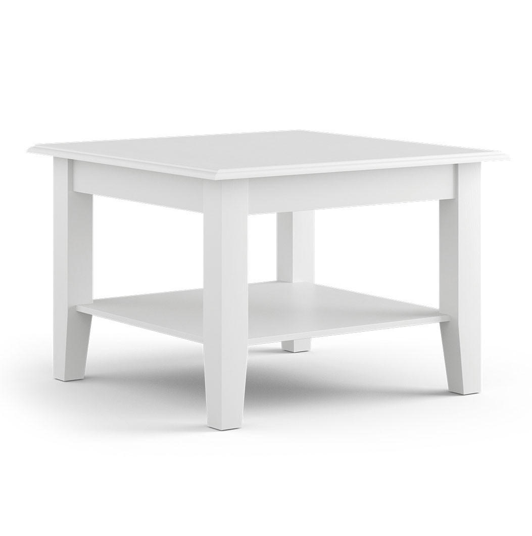 Feldmann-Wohnen Couchtisch Weiß 70x48x70 cm