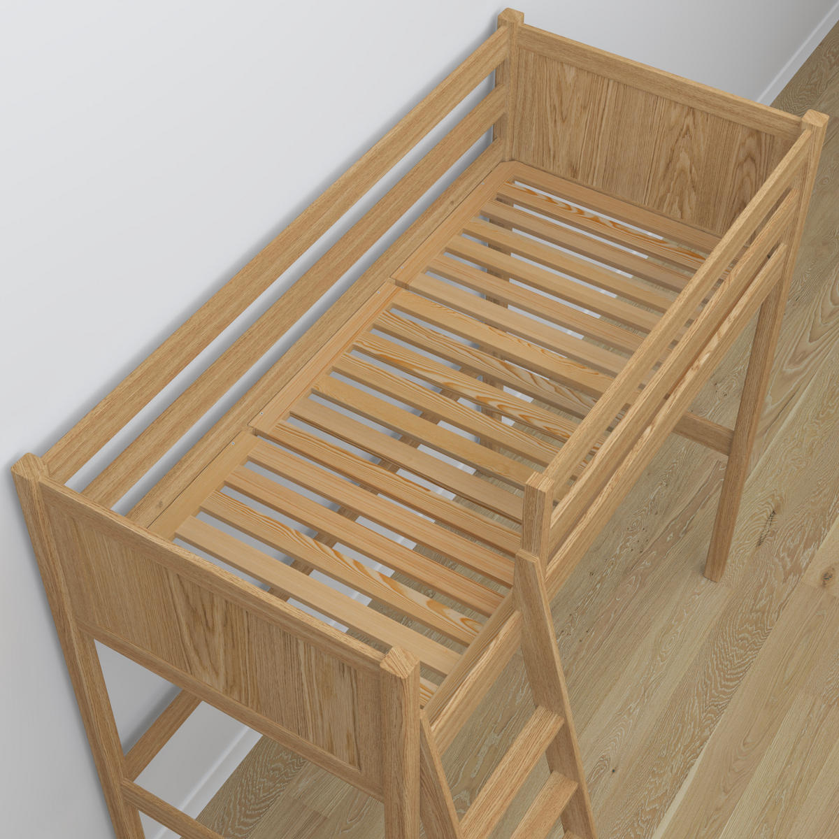 HOCHBETT N04 Eiche Natur 90/180 - Eiche Artisan, Naturmaterialien/Holz (90/180cm) - N-Wood