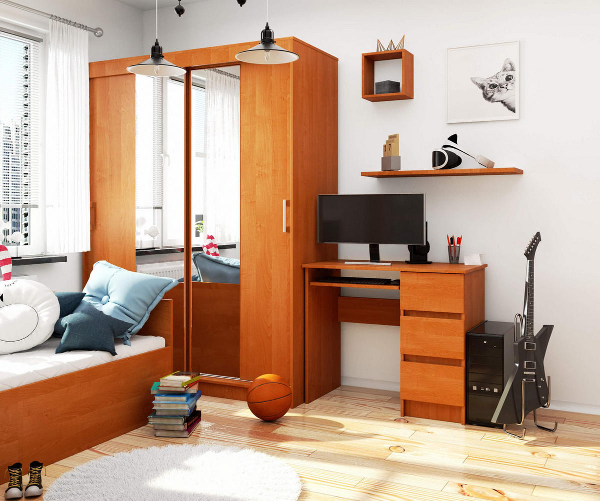 SCHREIBTISCH Erlefarben 77/90/50 - Erlefarben, Holzwerkstoff (50/90/77cm) - RAUMHIRSCH FURNITURE