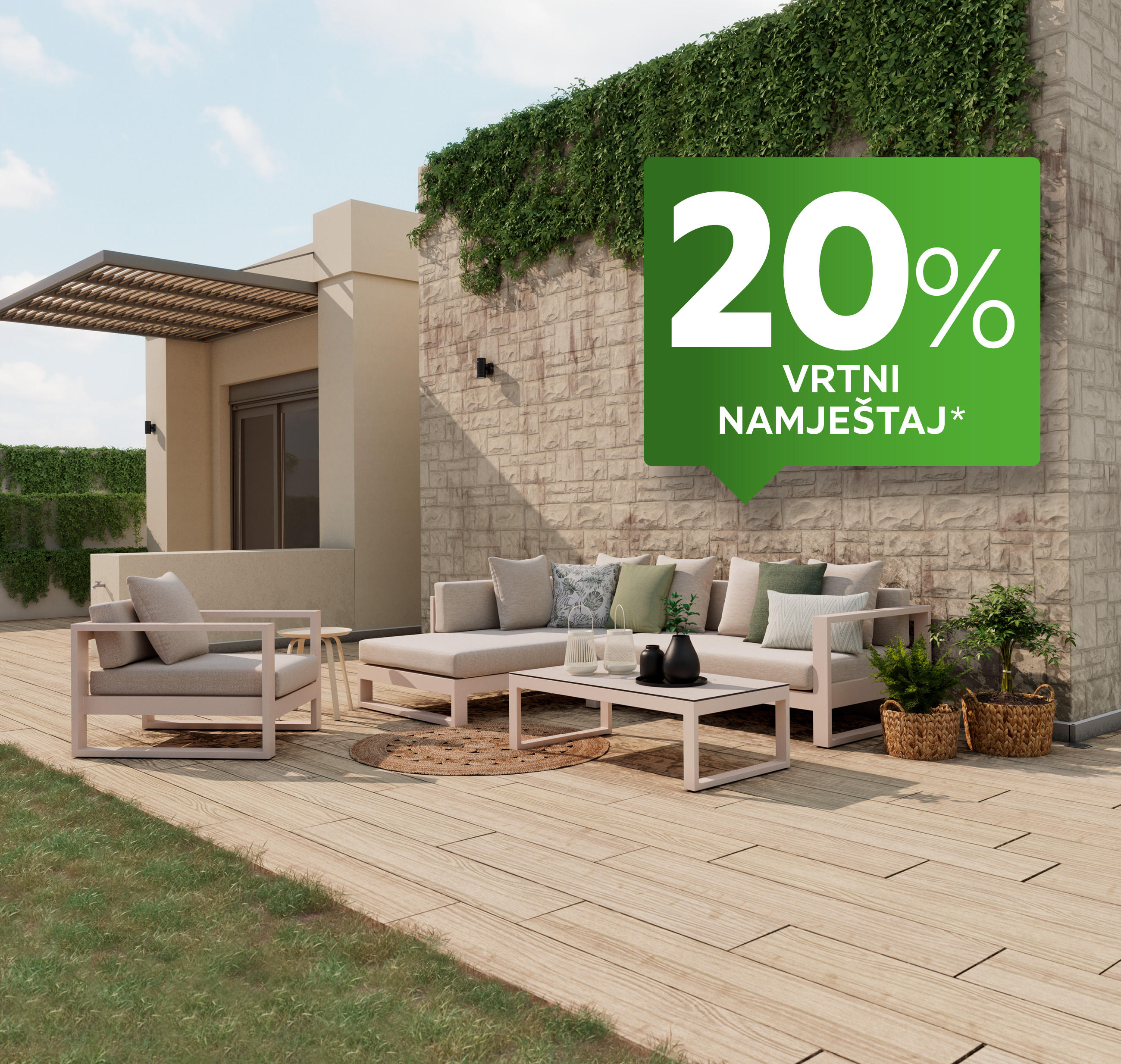 20% vrtni namještaj*