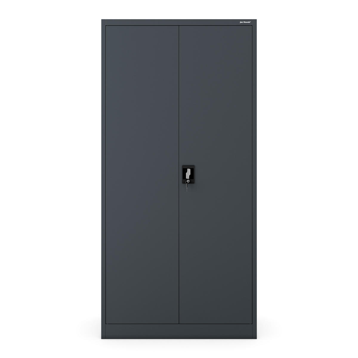 HAUSWIRTSCHAFTSSCHRANK DAWID D600 - Anthrazit, Metall (90/185/60cm) - Jan Nowak