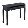 KONSOLENTISCH Hirschhorn - Schwarz, Holzwerkstoff (35/100/78cm) - [en.casa]