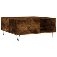 COUCHTISCH Räuchereiche 80x80x36,5 cm Holzwerkstoff - Braun, Holzwerkstoff (80/80/36.5cm) - furnicato