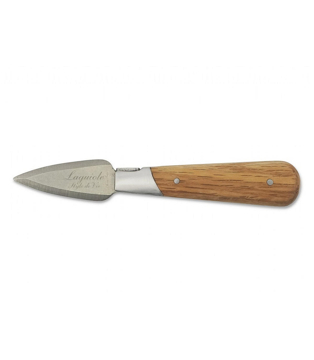 AUSTERNSET Austernmesser mit Austernhalter - Silberfarben, Metall (1cm)
