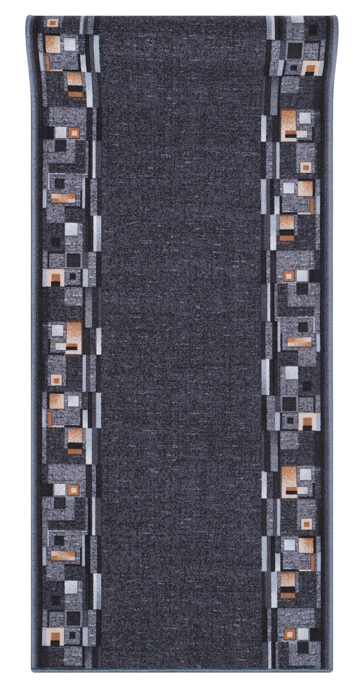 TEPPICHLÄUFER Anti-Rutsch Hellgrau rutschfest Gummiunterlage 67/700 cm - Hellgrau, Textil (67/700cm) - Tapiso