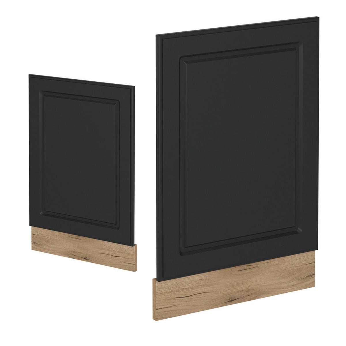 GESCHIRRSPÜLBLENDE R-Line Anthrazit Landhaus 45 cm , AP Anthrazit - Honigeiche/Anthrazit, Holzwerkstoff (45/57.2/1.6cm) - Vicco