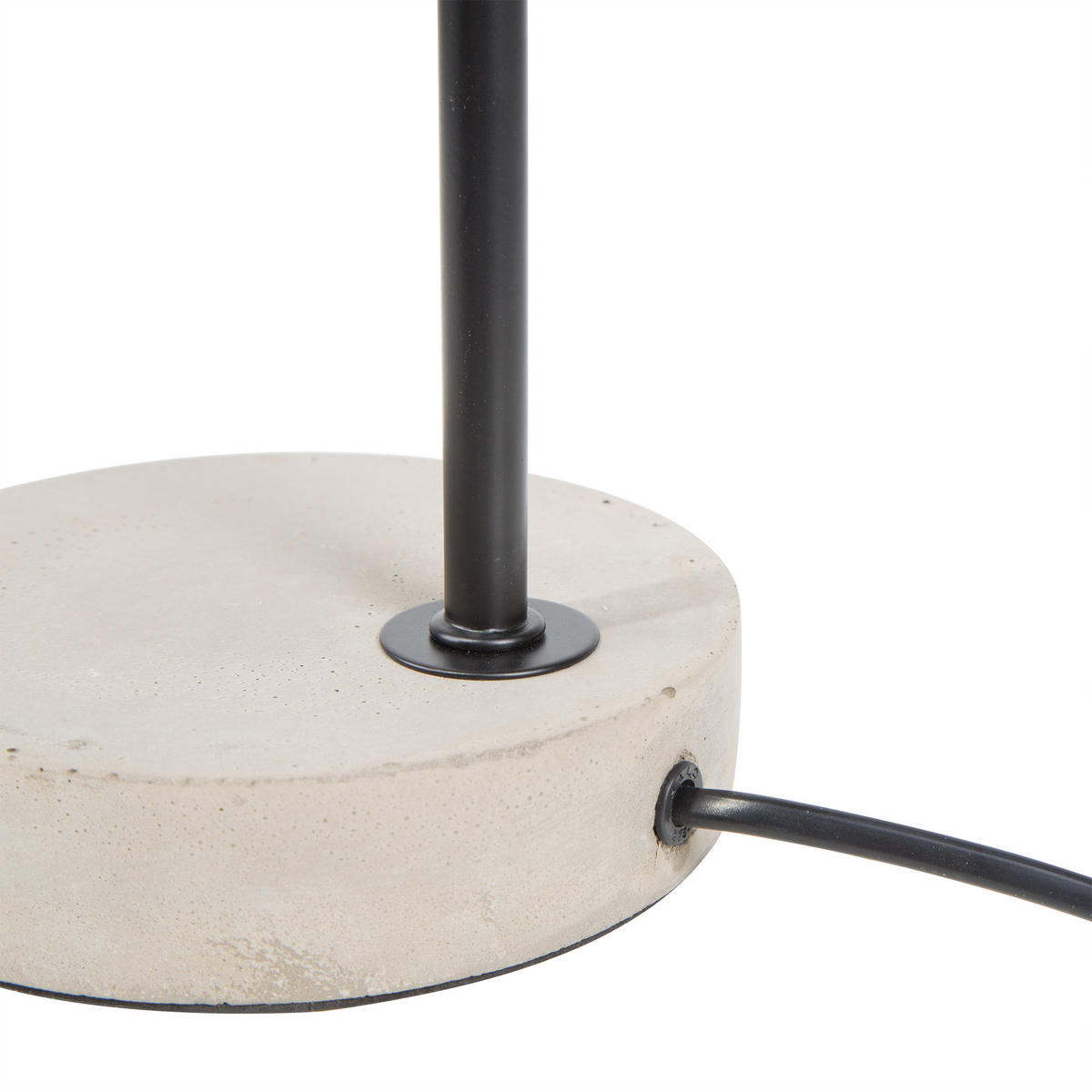 SCHREIBTISCHLAMPE Mundaka 13/13/37 cm - Schwarz, Metall (13/13/37cm) - Beliani