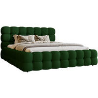 POLSTERBETT 140x200 cm Parlas Bis, Bettkasten, Lattenrost, Grün - Grün, Holz/Textil (140/200cm) - Emporius