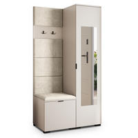 GARDEROBENSCHRANK VIRA 95/181/51 cm Modern Kaschmir - Kaschmir/Ecru, Holzwerkstoff (95/181/51cm) - MASSENO
