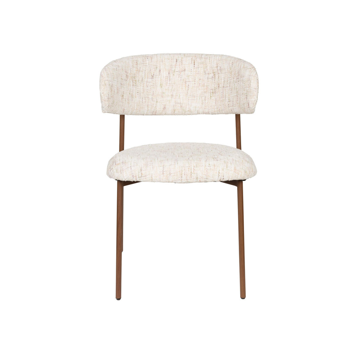 ESSZIMMERSTUHL Claes Creme - 2 er Set - Weiß, Textil (56.5/78.5/57.5cm) - Housecraft Living